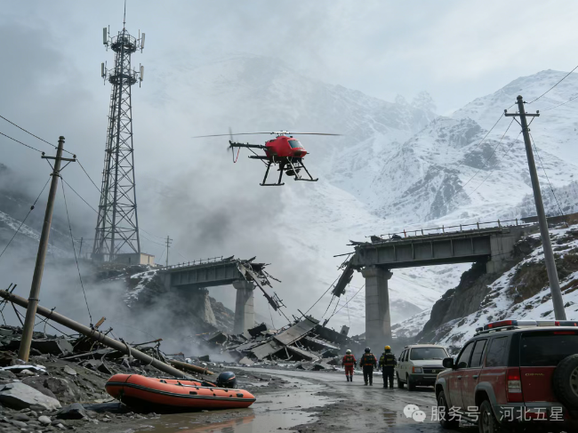 跨越“三斷”絕境，架起空中生命線！河北五星“瓦爾特·紅色之鷹”守護應急通信